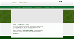 Desktop Screenshot of jasonlachinvitational.com